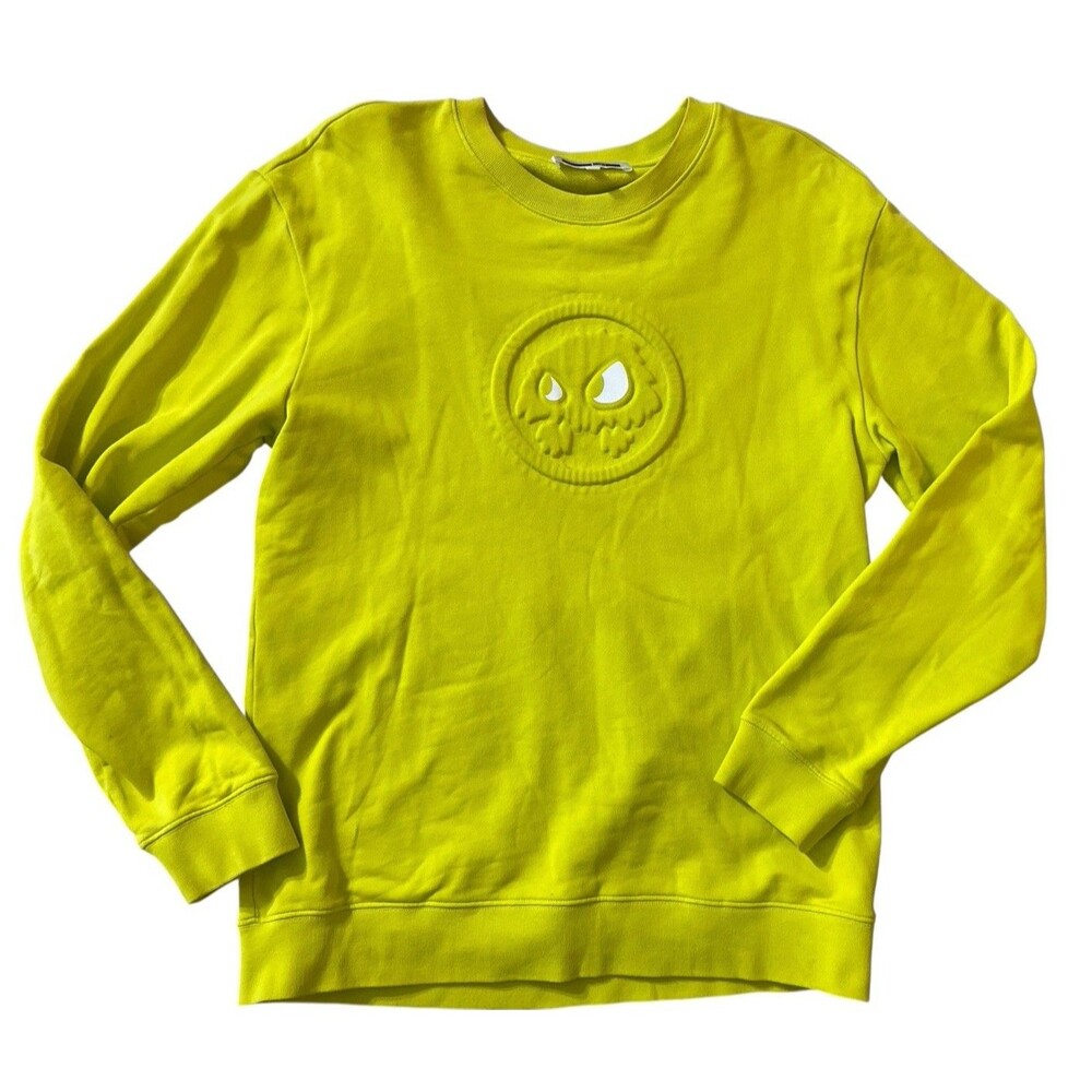 Alexander McQueen Lime Green Crewneck Sweater